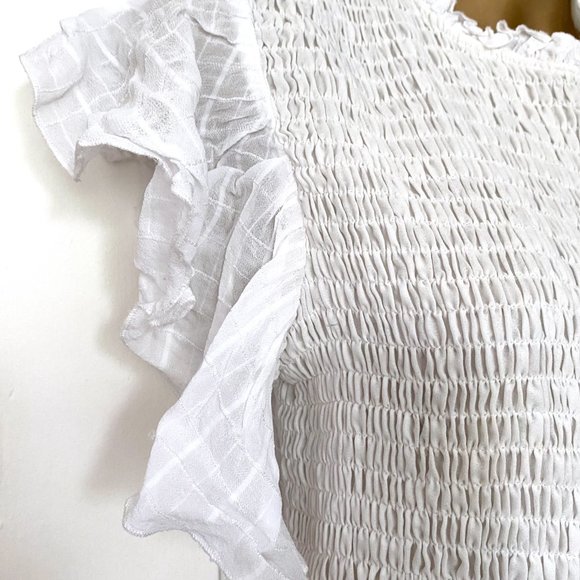 Zara White Fancy Top - Picture 6 of 11